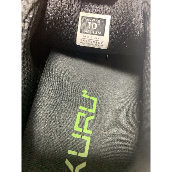 Kuru Womens 10 M Quantum Sneakers Shoes Black Orthotic Walk Gym Work Nursing - Picture 9 of 9